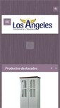 Mobile Screenshot of mueblerialosangeles.com